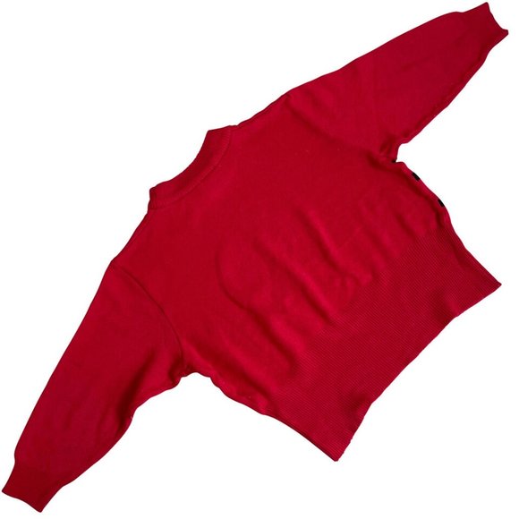 Carlotta (Germany) Intarsia Rib Stitch Cashmere Wool Embroidered Jumper : M - Picture 2 of 5